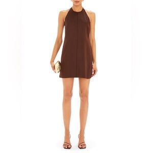 SEROYA RIVIERA HALTER MINI DRESS